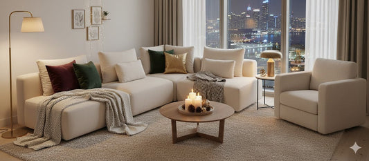 Winter Friday: Cosy Corner Sofas & Armchair Pairings in UAE