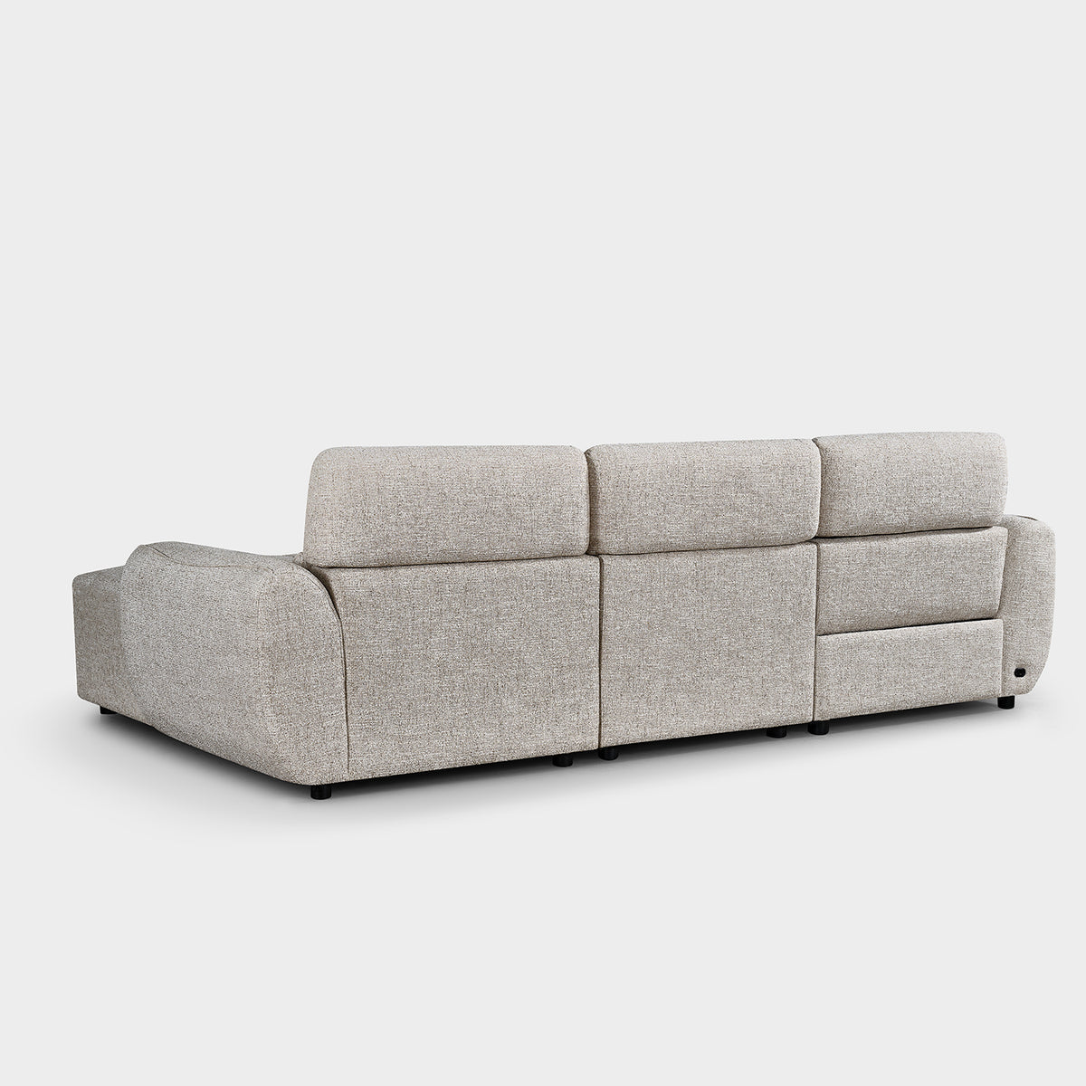 Alya Curve Grey Recliner