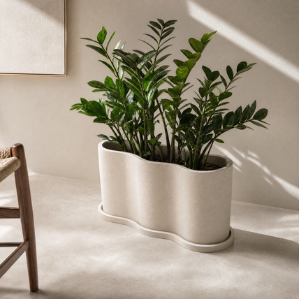 Sylwia Planter Cream Microcement