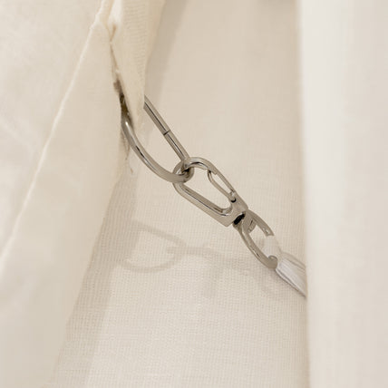 Dubai Feather Cloud Sofa Off White Linen 3 Seater