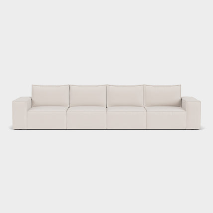 Sadir Sofa Beige 4 Seater