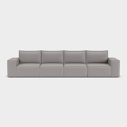 Iris Sofa Light Grey 4 Seater