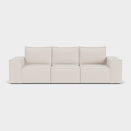 Sadir Sofa Beige 3 Seater