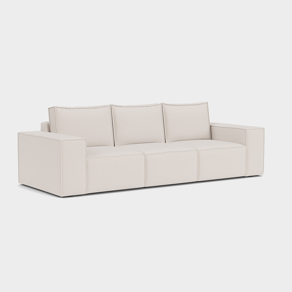 Sadir Sofa Beige 3 Seater