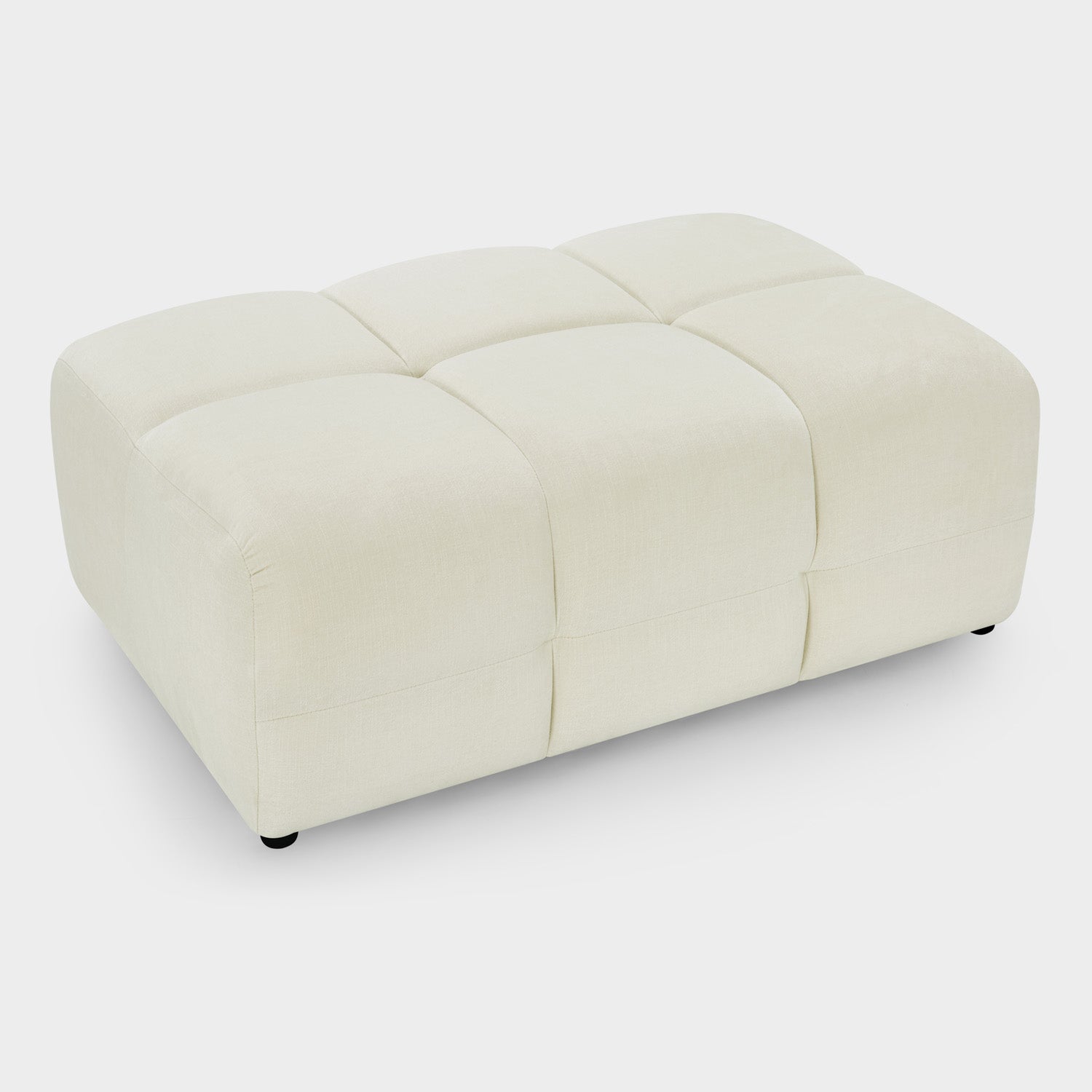 Jacob Sofa Ivory Footstool
