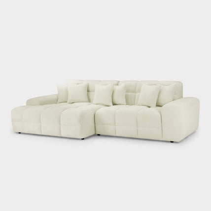 Jacob Sofa Ivory Left Hand Facing Corner