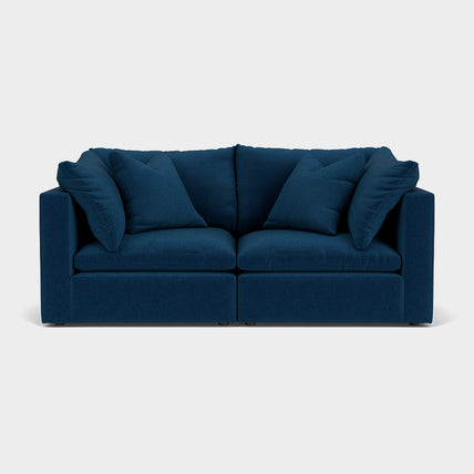 Lavender Sofa Blue 2 Seater