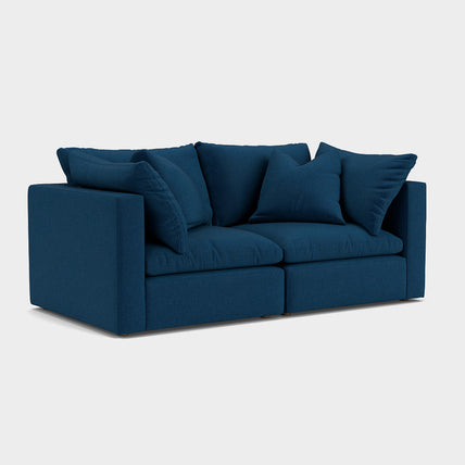 Lavender Sofa Blue 2 Seater