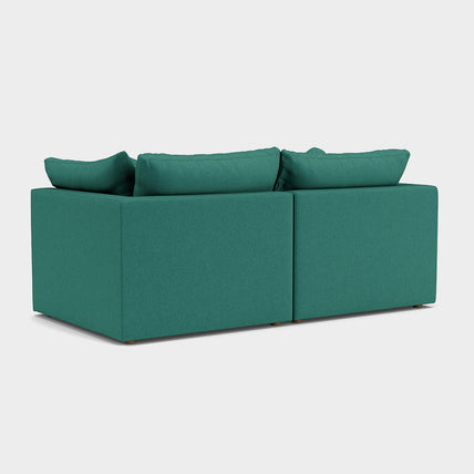 Lavender Sofa Green 2 Seater