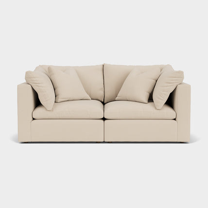 Lavender Sofa Natural 2 Seater
