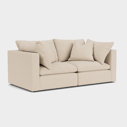 Lavender Sofa Natural 2 Seater