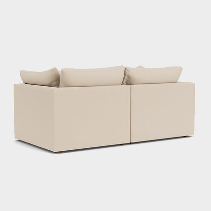 Lavender Sofa Natural 2 Seater