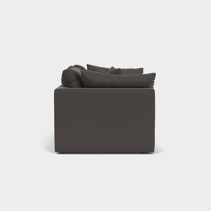 Lavender Sofa Dark Grey 2 Seater