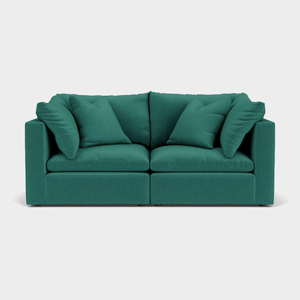 Lavender Sofa Green 2 Seater