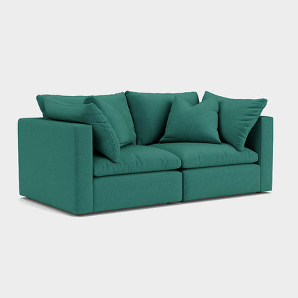 Lavender Sofa Green 2 Seater