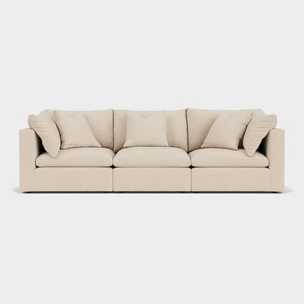 Lavender Sofa Natural 3 Seater