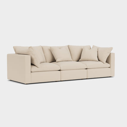Lavender Sofa Natural 3 Seater