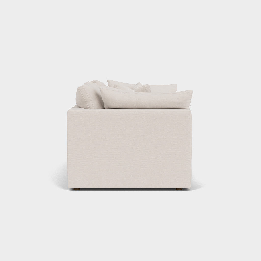 Mira Feather Cloud Sofa Beige 2 Seater