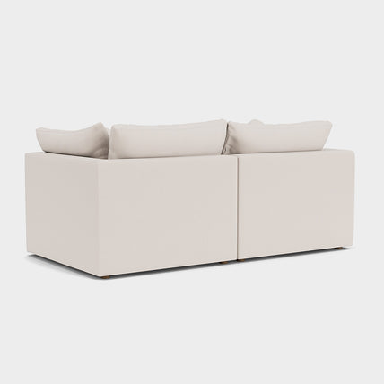 Mira Feather Cloud Sofa Beige 2 Seater