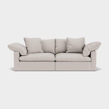 Lotus Feather Cloud Sofa Stone 2 Seater