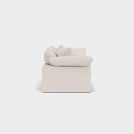 Lotus Feather Cloud Sofa Beige 2 Seater