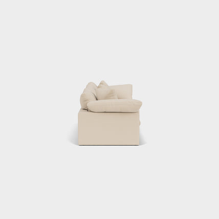 Lotus Feather Cloud Sofa Natural 3 Seater