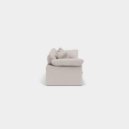 Lotus Feather Cloud Sofa Stone 3 Seater
