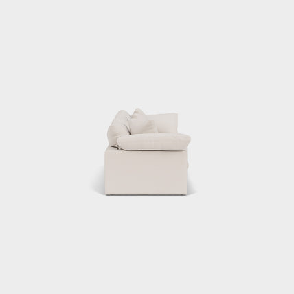 Lotus Feather Cloud Sofa Beige 3 Seater