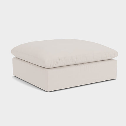 Lotus Feather Cloud Sofa Beige Footstool