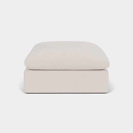 Lotus Feather Cloud Sofa Beige Footstool