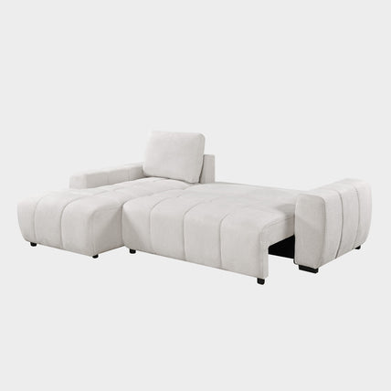 Lora Sofa Bed Beige Left Hand Facing Corner