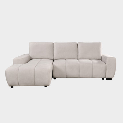Lora Sofa Bed Beige Left Hand Facing Corner