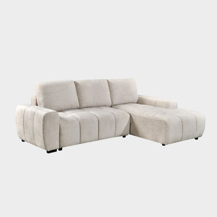 Lora Sofa Bed Champagne Right Hand Facing Corner