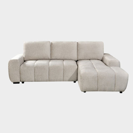 Lora Sofa Bed Champagne Right Hand Facing Corner