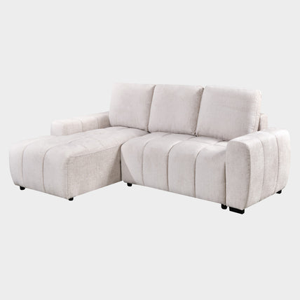 Lora Sofa Bed Champagne Left Hand Facing Corner