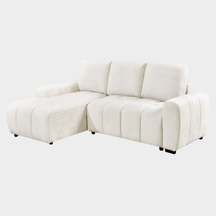 Lora Sofa Bed Cream Left Hand Facing Corner