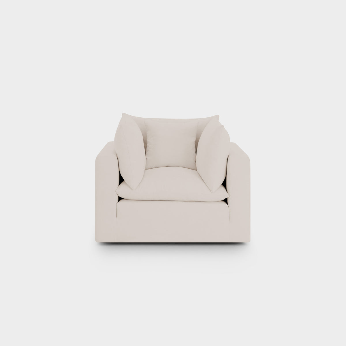 Mira Feather Cloud Sofa Beige Armchair