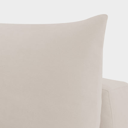 Mira Feather Cloud Sofa Beige 4 Seater