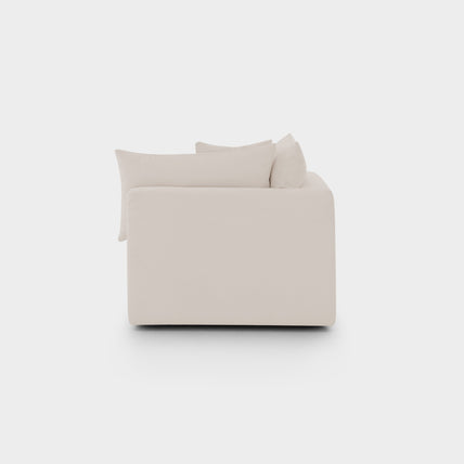 Mira Feather Cloud Sofa Beige Arm Piece