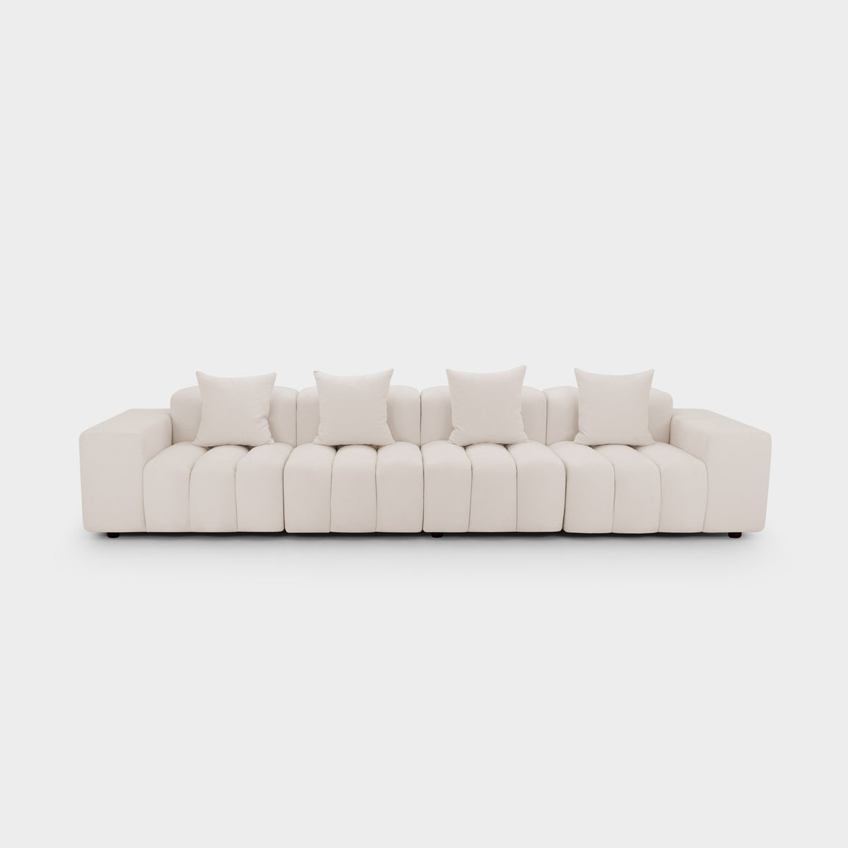 Raha Sofa Beige 4 Seater