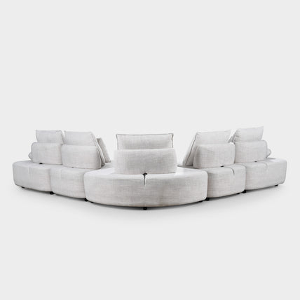 Serra Modular Sofa Light Grey Large Corner