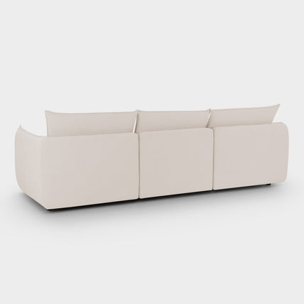 Luna Sofa Beige 3 Seater