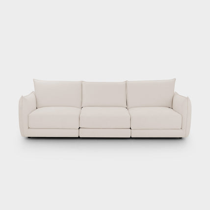 Luna Sofa Beige 3 Seater