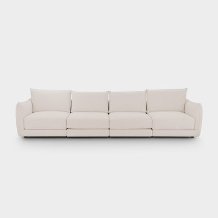 Luna Sofa Beige 4 Seater