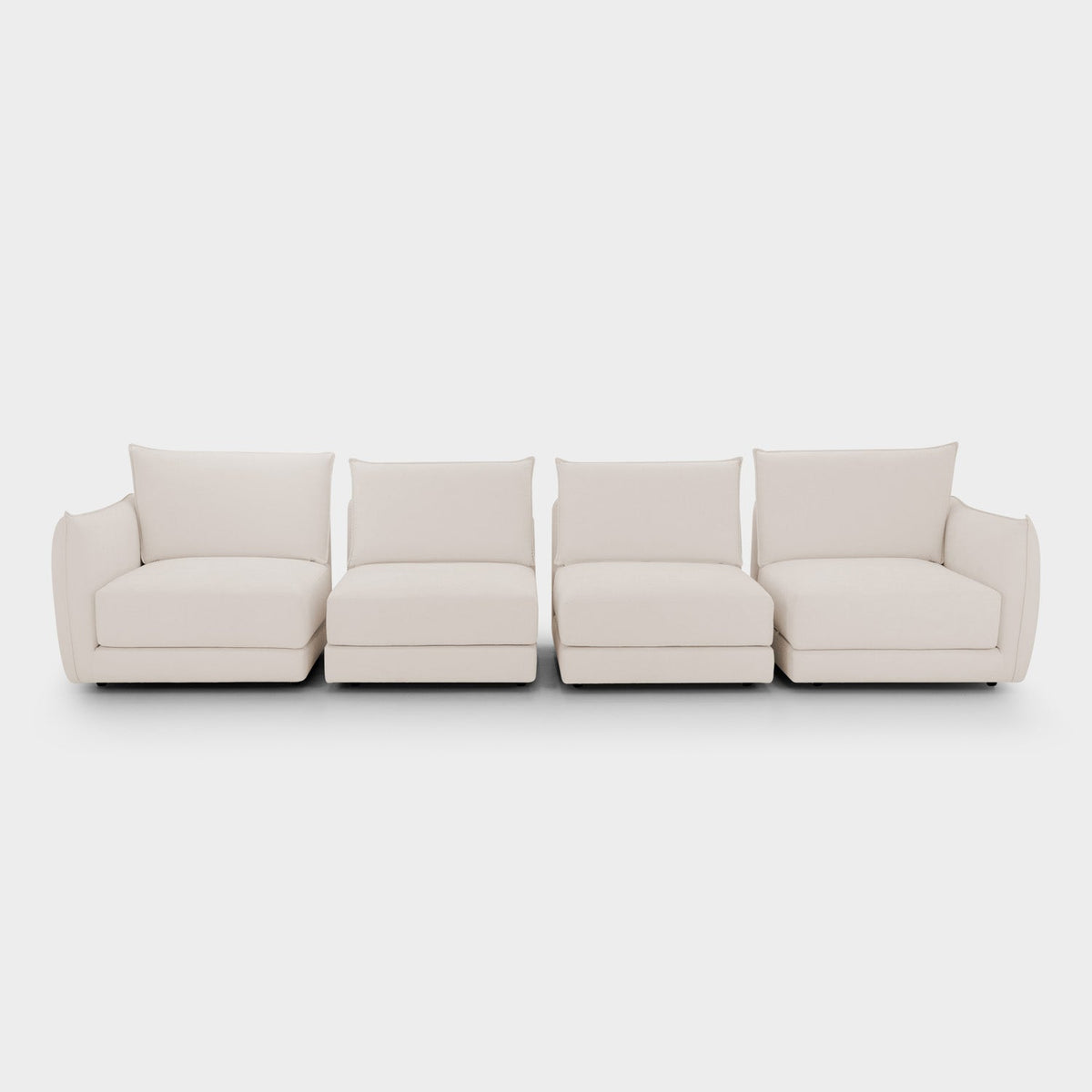 Luna Sofa Beige 4 Seater