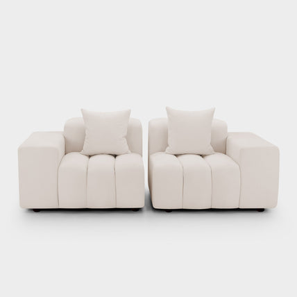 Raha Sofa Beige 2 Seater