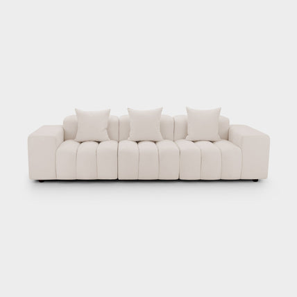 Raha Sofa Beige 3 Seater