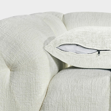 Zareen Luxe Sofa Off White Right Hand Corner