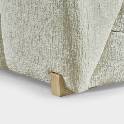 Zareen Luxe Sofa Off White Right Hand Corner