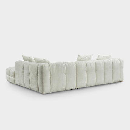 Zareen Luxe Sofa Off White Right Hand Corner